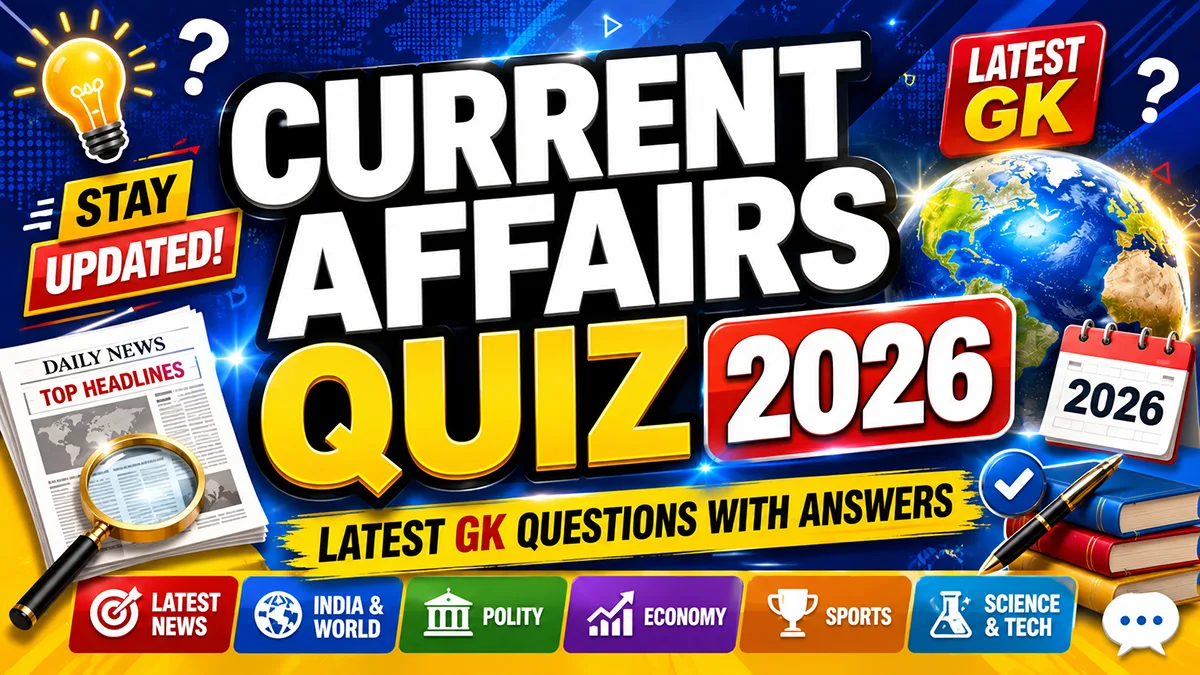Current Affairs Quiz 2026
